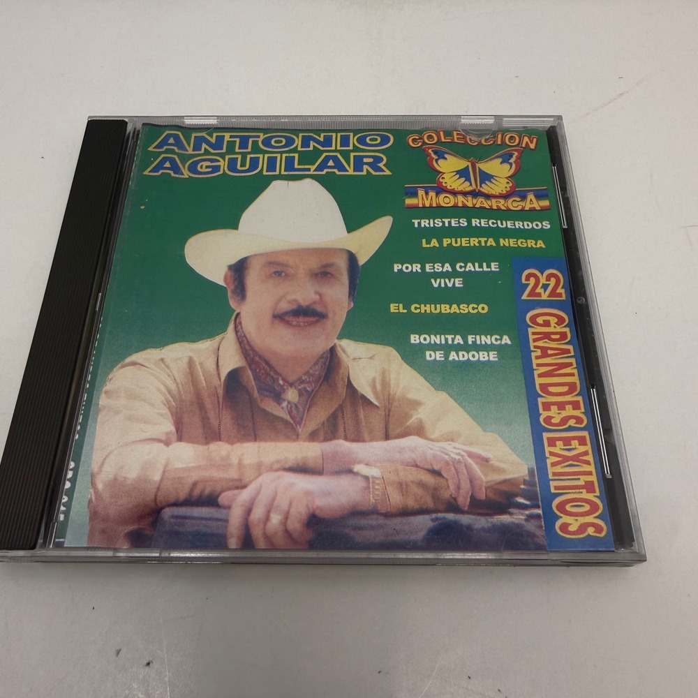 Antonio Aguilar 22 Grandes Exitos CD Coleccion Monarca Latin Ranchera Mariachi